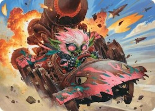 Image for Redshift, Rocketeer Chief Art Card (13) [Aetherdrift] - Magic: The Gathering