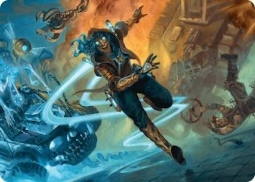 Image for Sita Varma, Masked Racer Art Card (26) [Aetherdrift] - Magic: The Gathering
