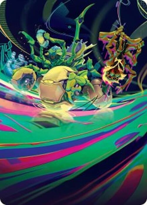 Image for Thundering Broodwagon Art Card (48) [Aetherdrift] - Magic: The Gathering