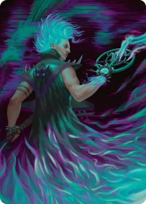 Image for Winter, Cursed Rider Art Card (7) [Aetherdrift] - Magic: The Gathering