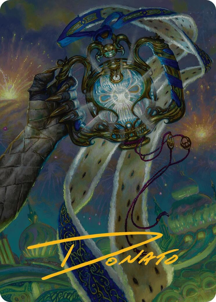 Image for The Aetherspark Art Card (Gold-Stamped Signature) (29) [Aetherdrift] - Magic: The Gathering