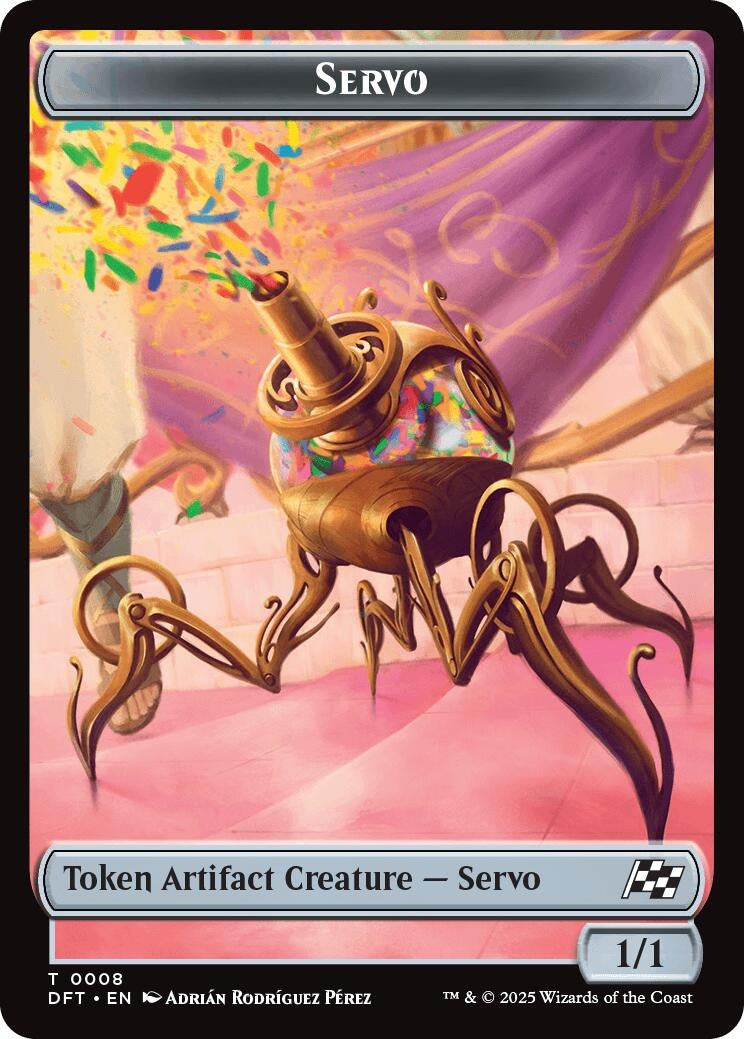 Image for Servo // Thopter (0009) Double-Sided Token (8 // 9) [Aetherdrift] - Magic: The Gathering