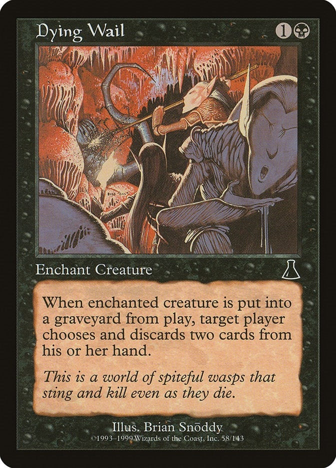 Image for Dying Wail (58) [Urza's Destiny] - Magic: The Gathering