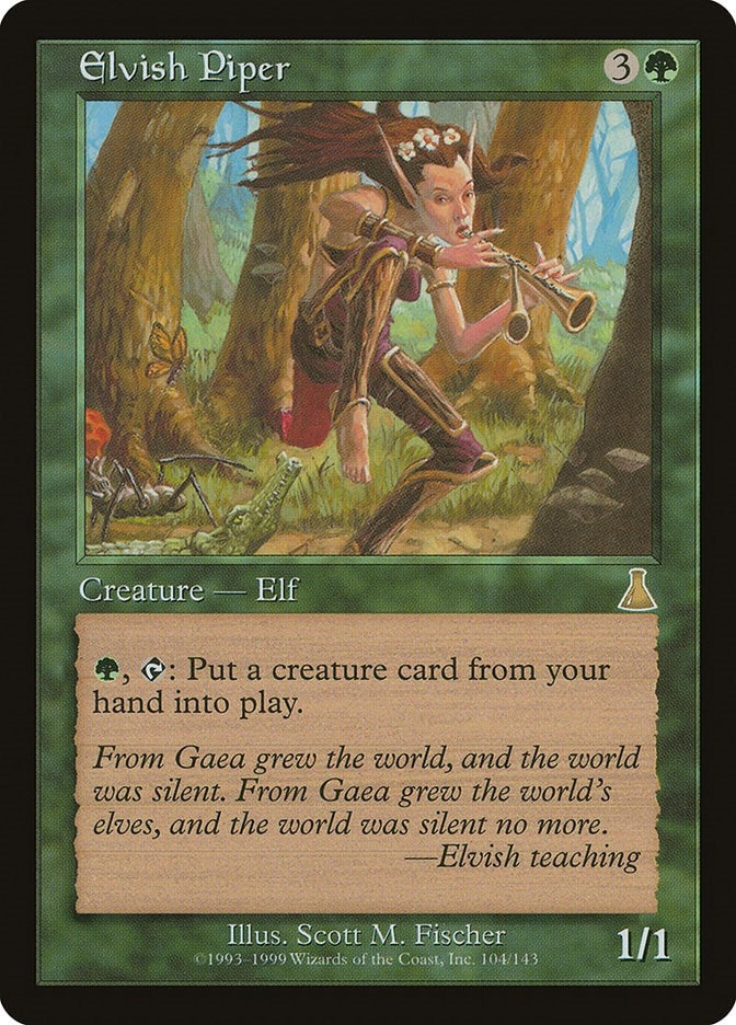 Image for Elvish Piper (104) [Urza's Destiny] - Magic: The Gathering