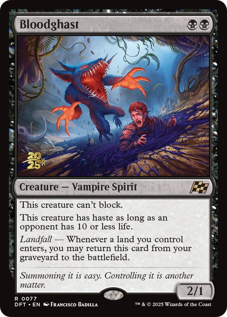 Image for Bloodghast (77) [Prerelease Cards] - Magic: The Gathering