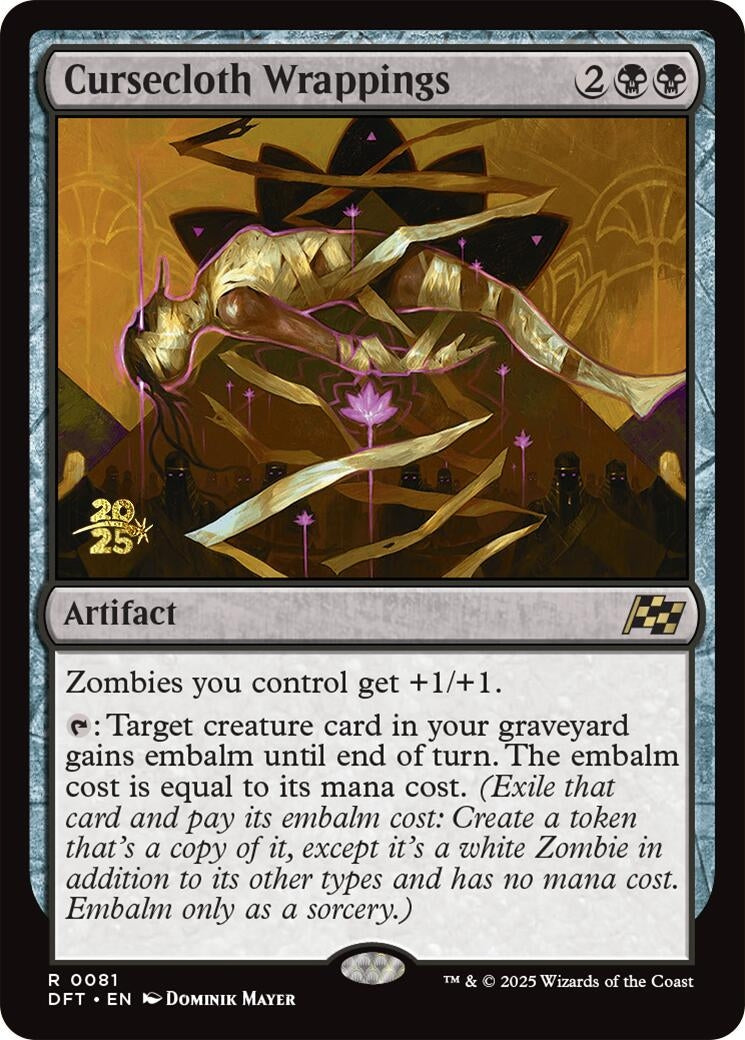 Cursecloth Wrappings (81) [Prerelease Cards]