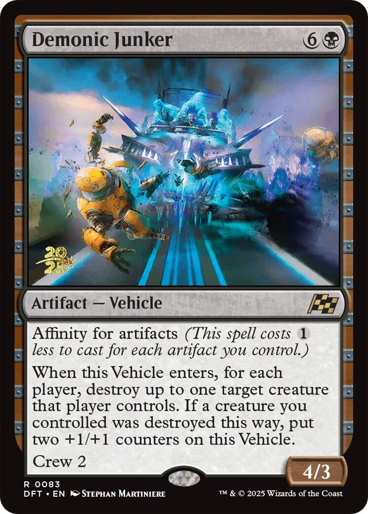 Image for Demonic Junker (83) [Prerelease Cards] - Magic: The Gathering