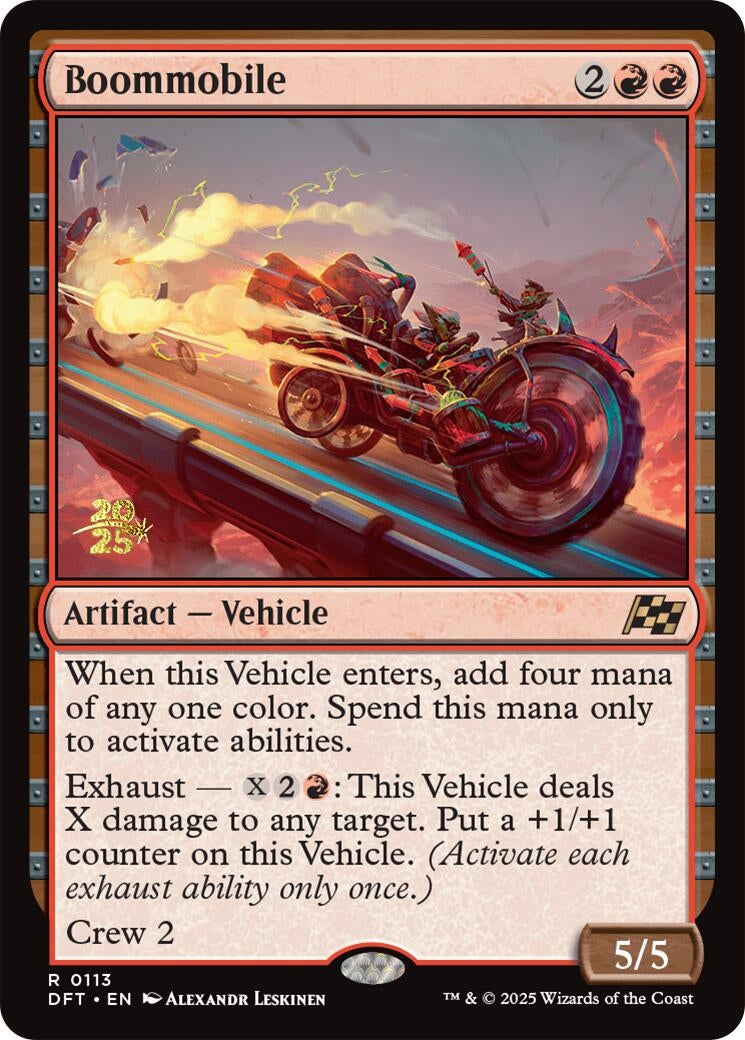 Image for Boommobile (113) [Prerelease Cards] - Magic: The Gathering