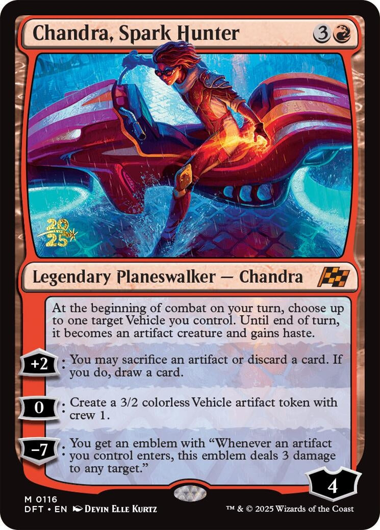 Image for Chandra, Spark Hunter (116) [Prerelease Cards] - Magic: The Gathering