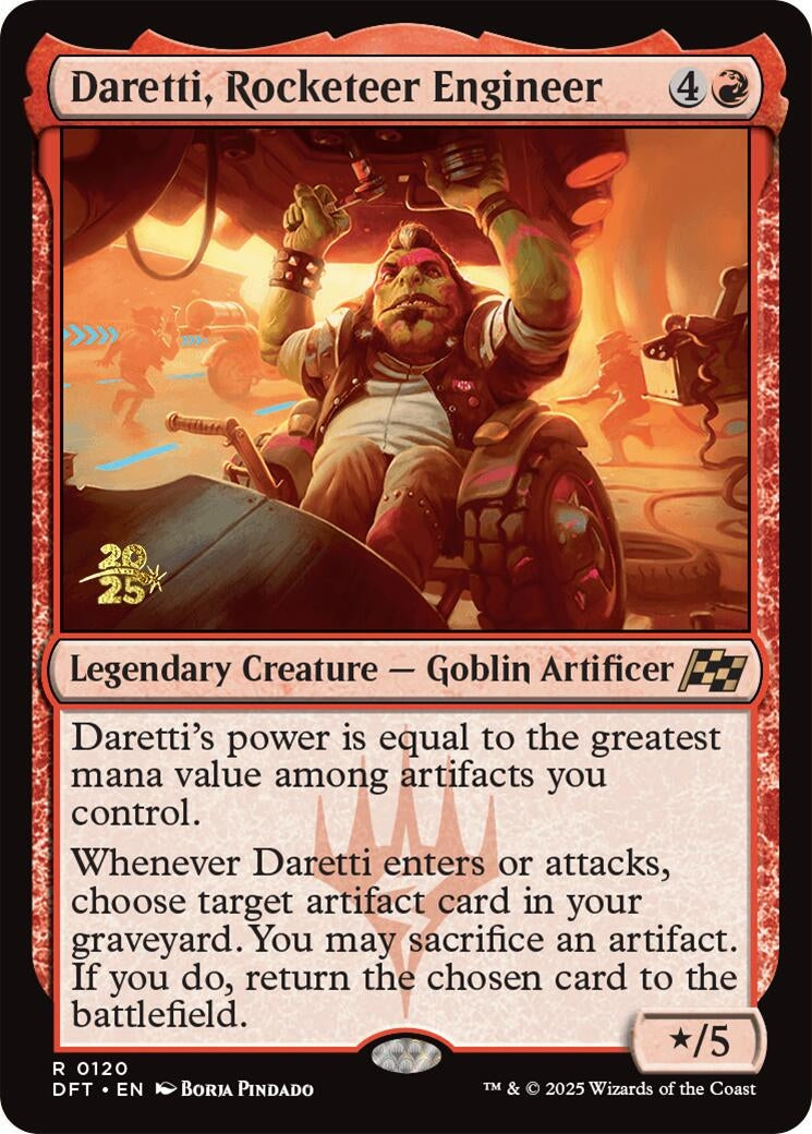 Image for Daretti, Rocketeer Engineer (120) [Prerelease Cards] - Magic: The Gathering