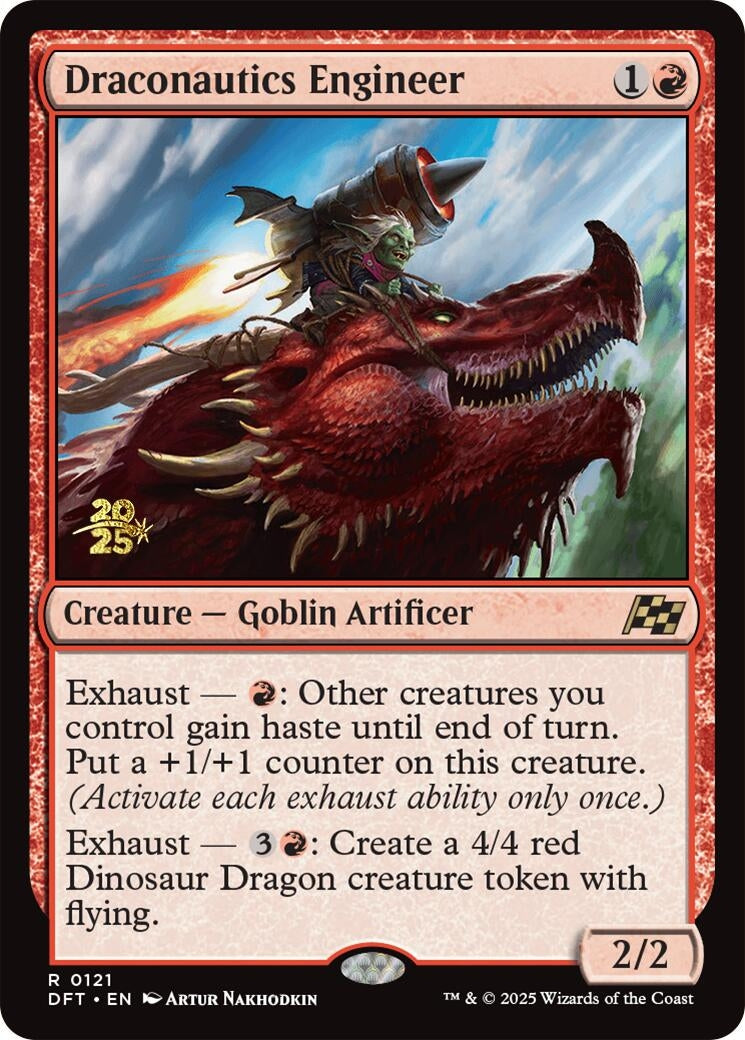 Image for Draconautics Engineer (121) [Prerelease Cards] - Magic: The Gathering