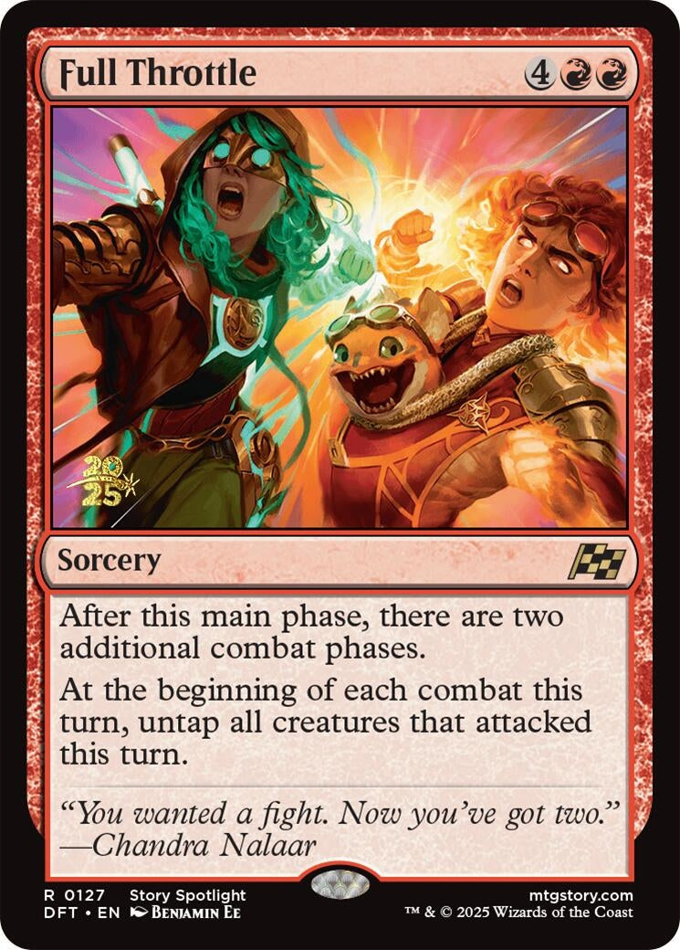 Image for Full Throttle (127) [Prerelease Cards] - Magic: The Gathering