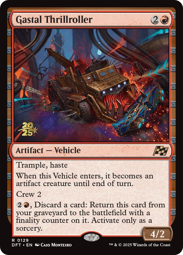 Image for Gastal Thrillroller (129) [Prerelease Cards] - Magic: The Gathering