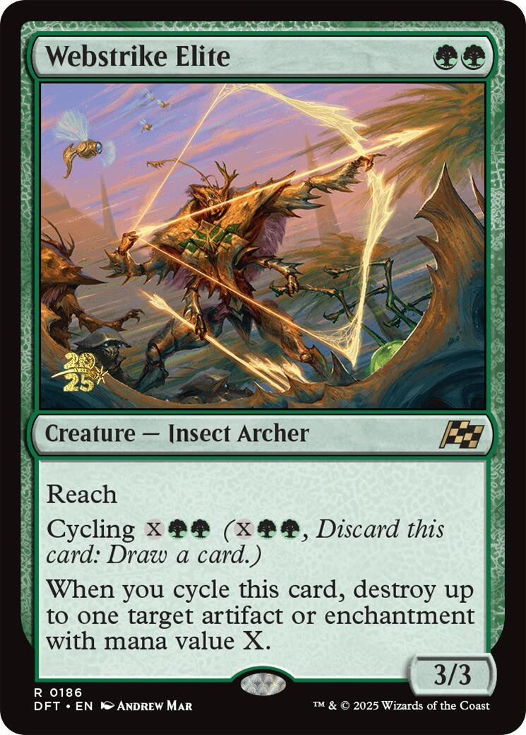 Image for Webstrike Elite (186) [Prerelease Cards] - Magic: The Gathering