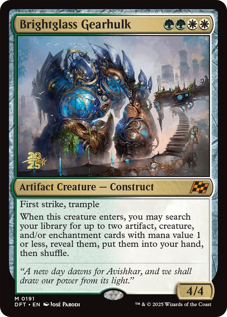 Image for Brightglass Gearhulk (191) [Prerelease Cards] - Magic: The Gathering