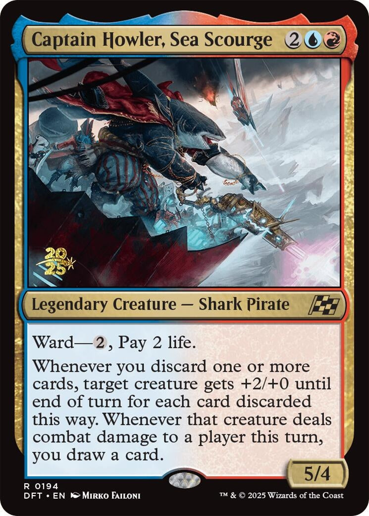 Image for Captain Howler, Sea Scourge (194) [Prerelease Cards] - Magic: The Gathering