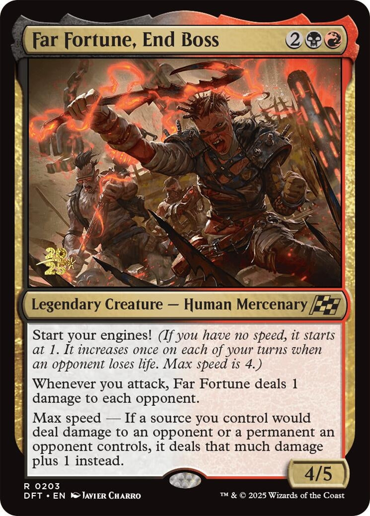 Image for Far Fortune, End Boss (203) [Prerelease Cards] - Magic: The Gathering