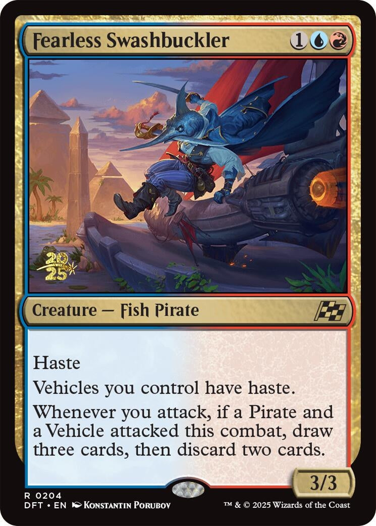 Image for Fearless Swashbuckler (204) [Prerelease Cards] - Magic: The Gathering
