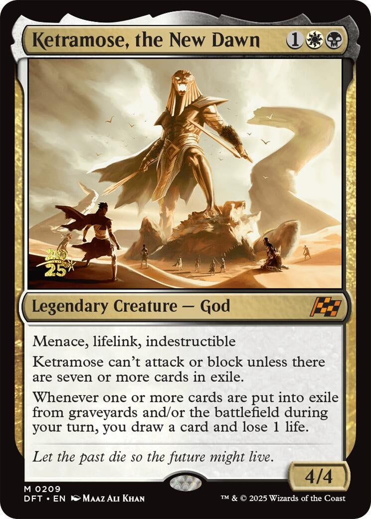 Image for Ketramose, the New Dawn (209) [Prerelease Cards] - Magic: The Gathering