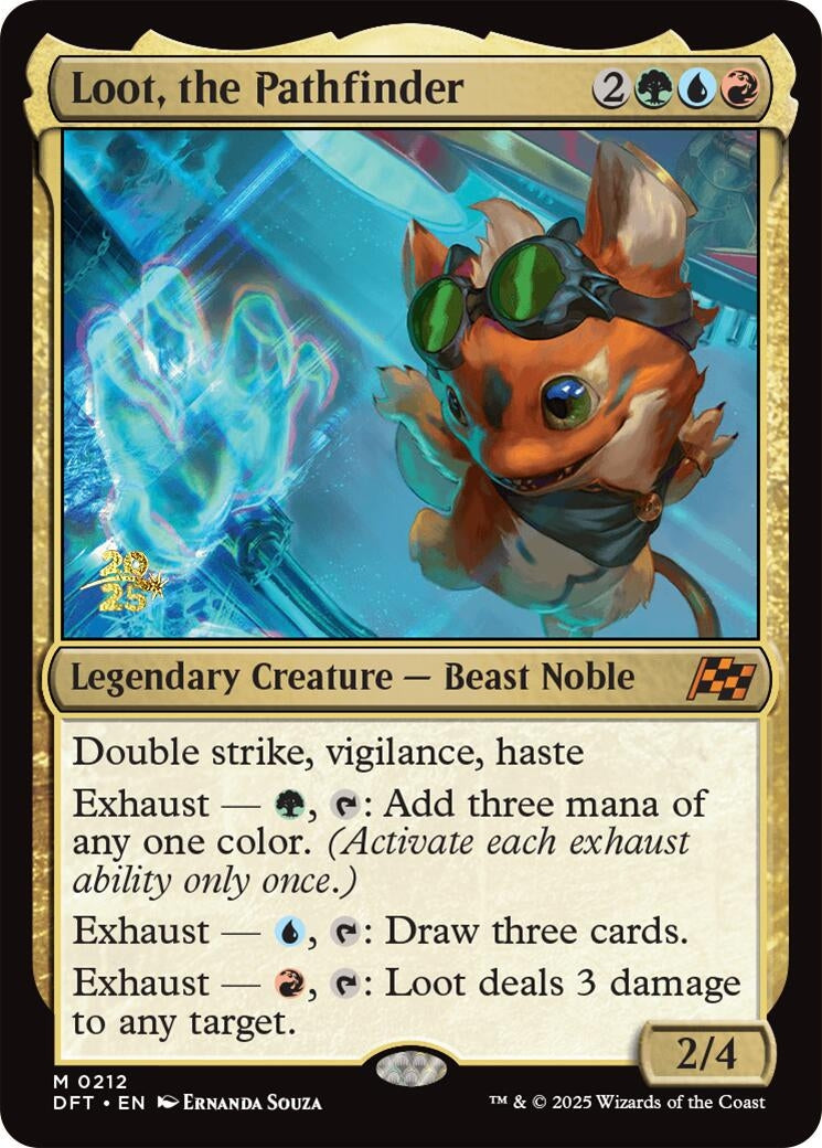 Image for Loot, the Pathfinder (212) [Prerelease Cards] - Magic: The Gathering