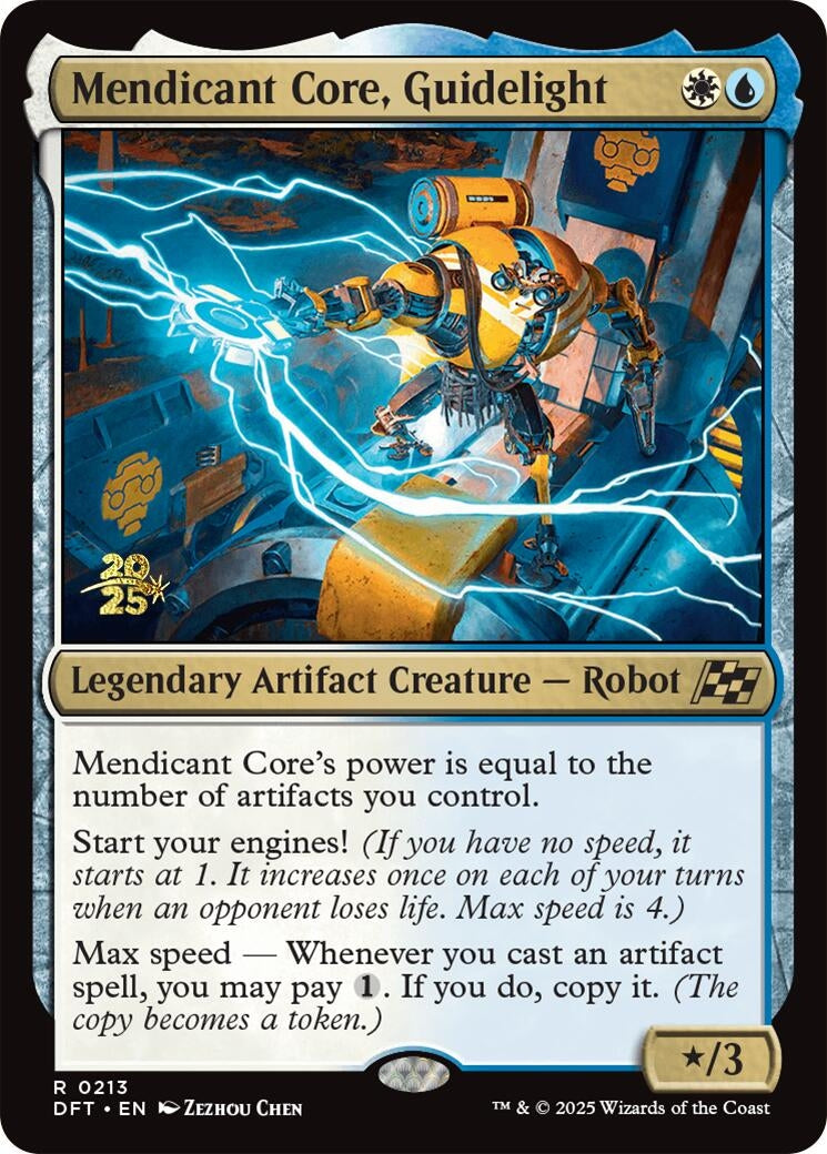Image for Mendicant Core, Guidelight (213) [Prerelease Cards] - Magic: The Gathering