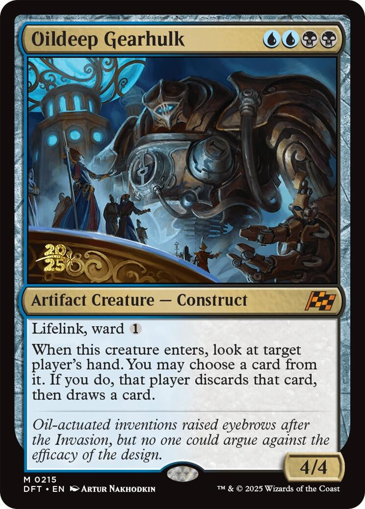 Image for Oildeep Gearhulk (215) [Prerelease Cards] - Magic: The Gathering