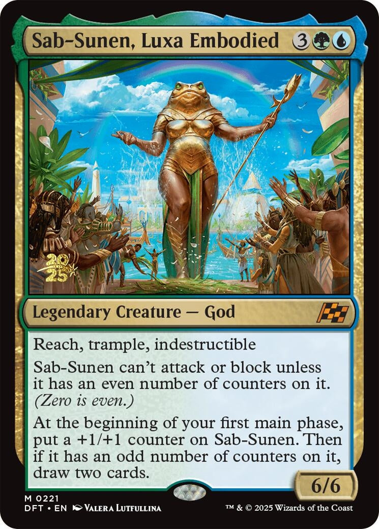 Image for Sab-Sunen, Luxa Embodied (221) [Prerelease Cards] - Magic: The Gathering