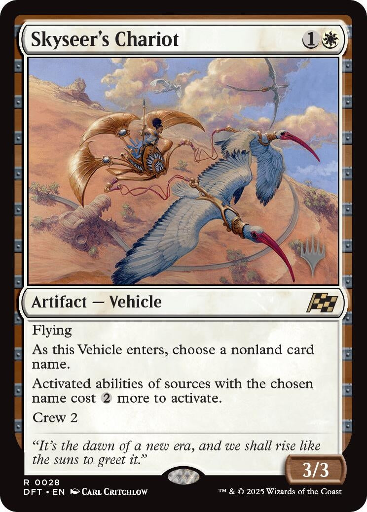 Image for Skyseer's Chariot (28) [Aetherdrift] - Magic: The Gathering