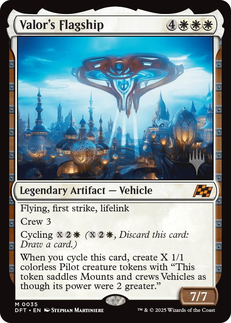 Image for Valor's Flagship (35) [Aetherdrift] - Magic: The Gathering