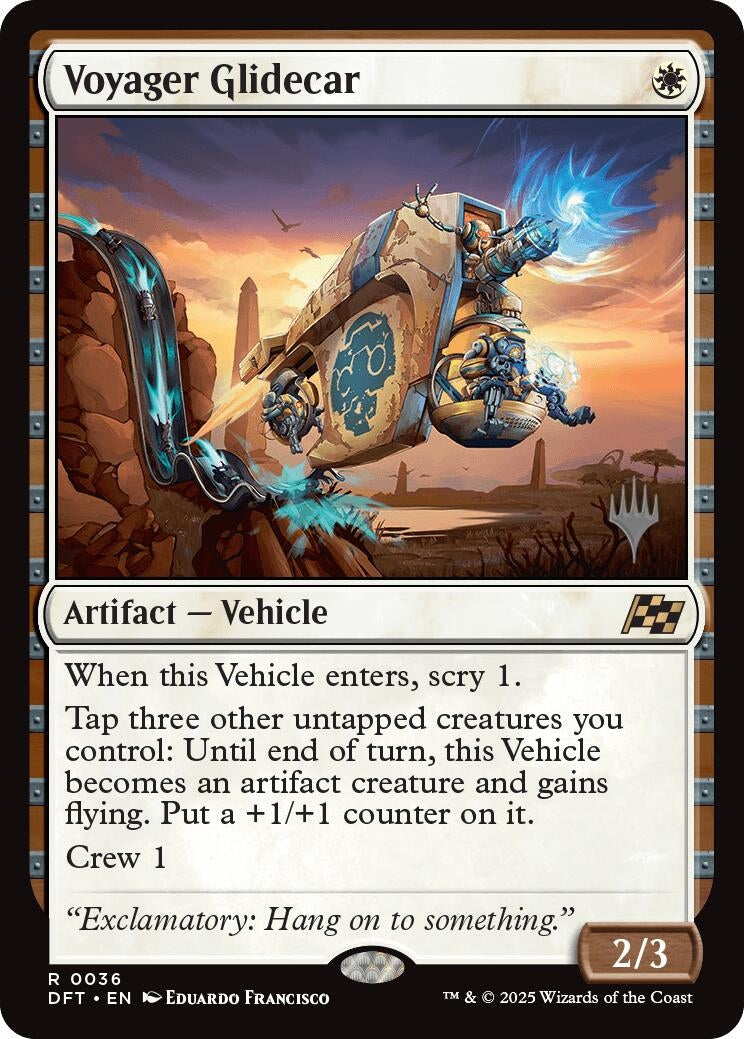 Image for Voyager Glidecar (36) [Aetherdrift] - Magic: The Gathering