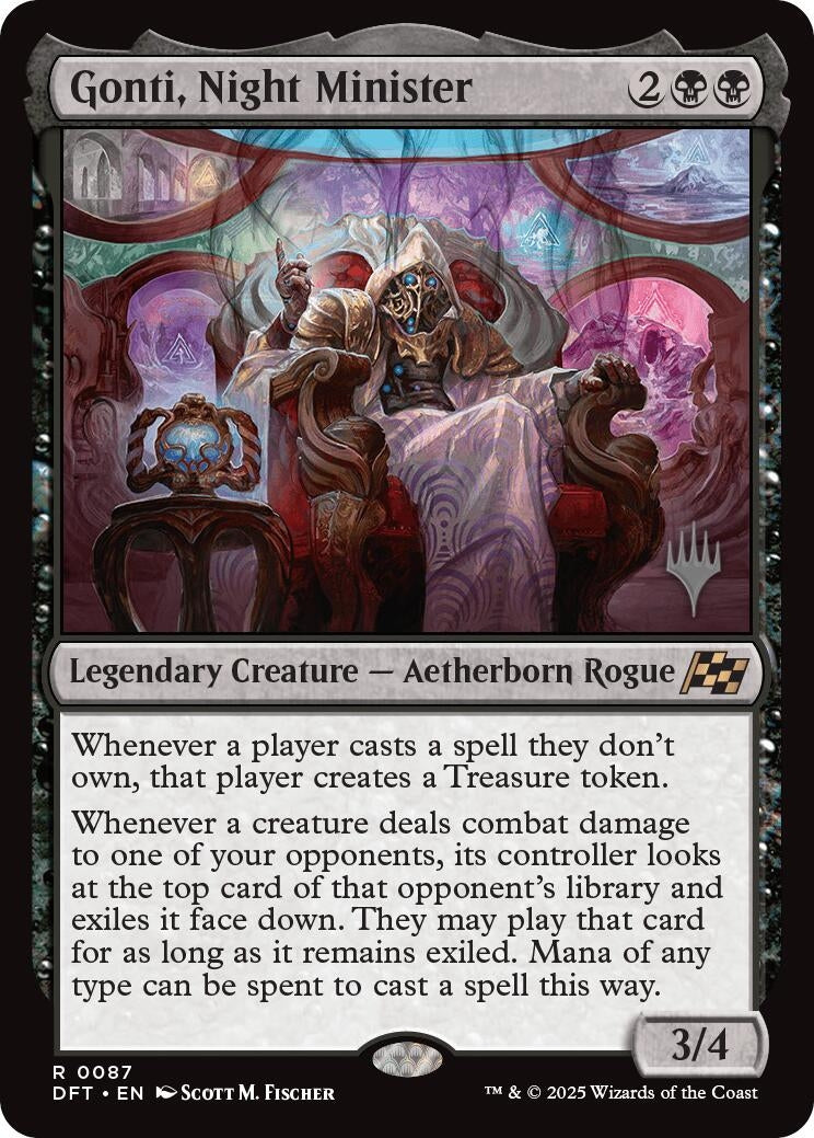 Image for Gonti, Night Minister (87) [Aetherdrift] - Magic: The Gathering