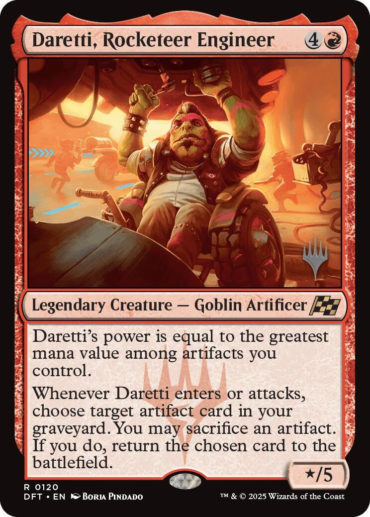 Image for Daretti, Rocketeer Engineer (120) [Aetherdrift] - Magic: The Gathering