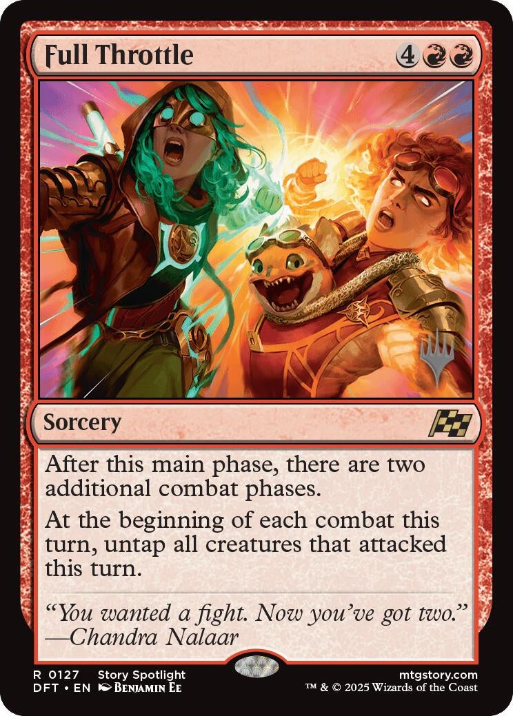 Image for Full Throttle (127) [Aetherdrift] - Magic: The Gathering