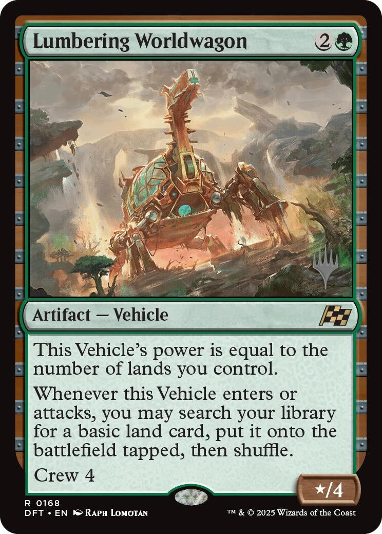 Image for Lumbering Worldwagon (168) [Aetherdrift] - Magic: The Gathering