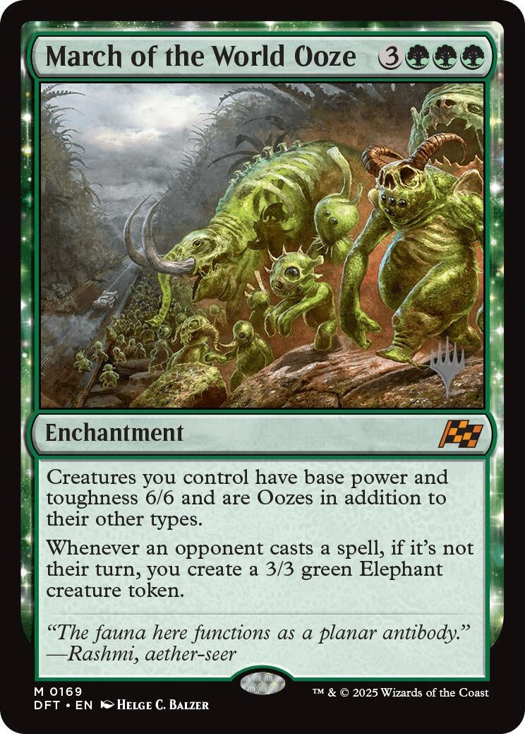 Image for March of the World Ooze (169) [Aetherdrift] - Magic: The Gathering