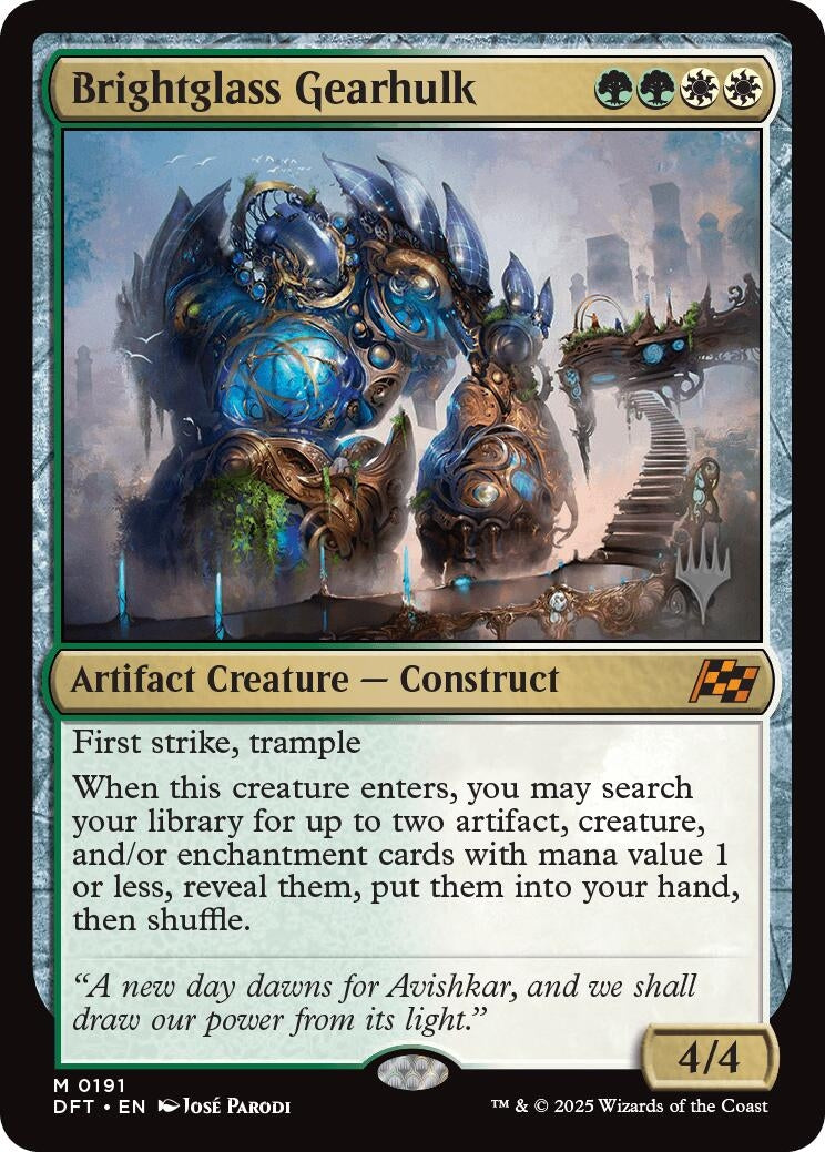 Image for Brightglass Gearhulk (191) [Aetherdrift] - Magic: The Gathering