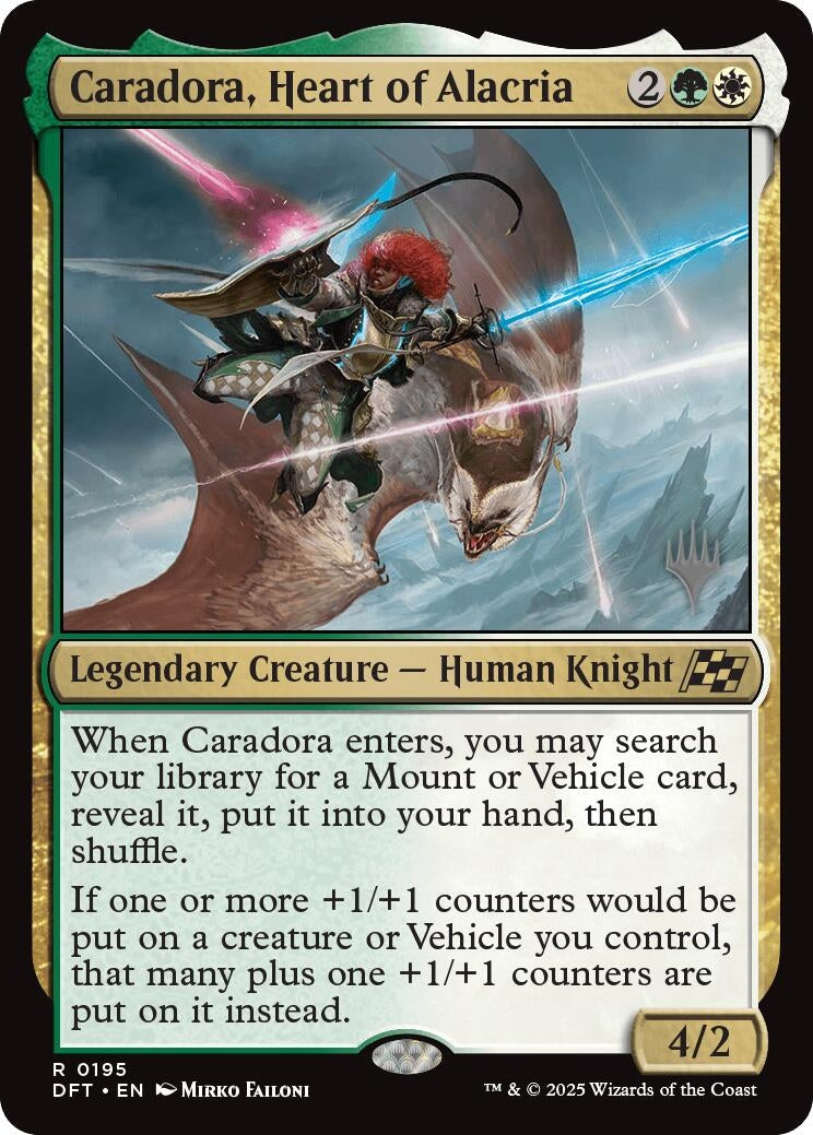 Image for Caradora, Heart of Alacria (195) [Aetherdrift] - Magic: The Gathering