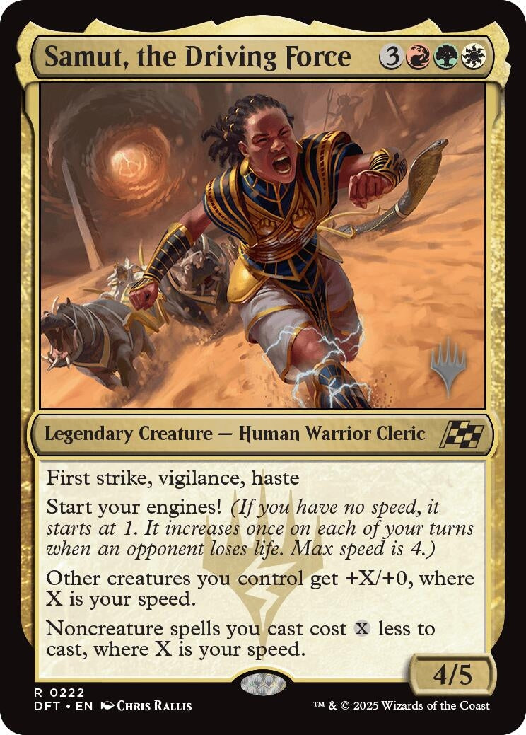Image for Samut, the Driving Force (222) [Aetherdrift] - Magic: The Gathering
