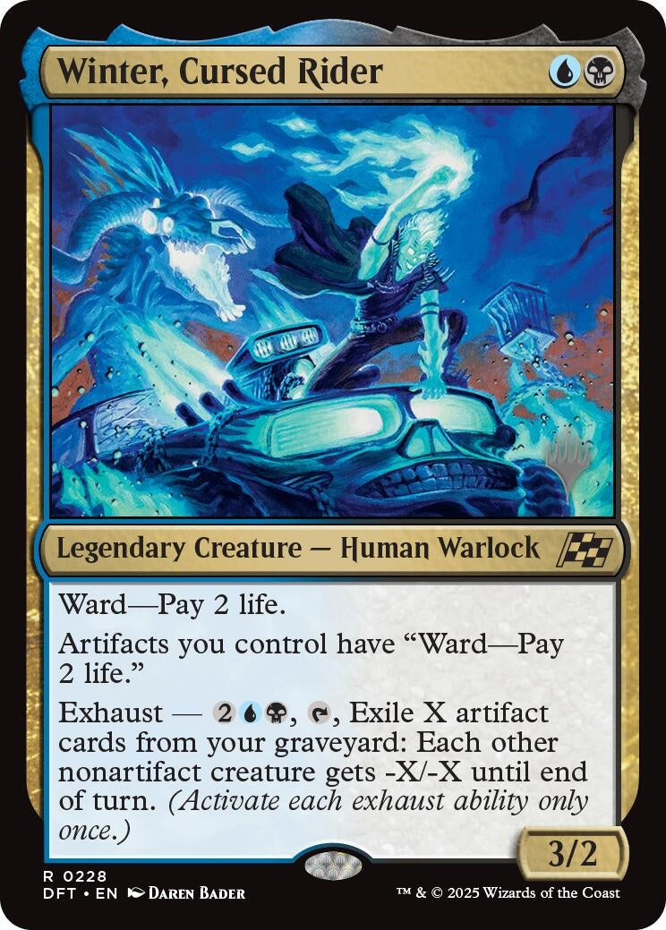 Image for Winter, Cursed Rider (228) [Aetherdrift] - Magic: The Gathering