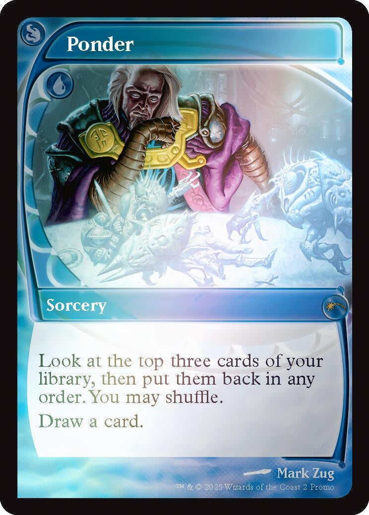 Image for Ponder (Future Sight) (2) [MagicFest Cards] - Magic: The Gathering