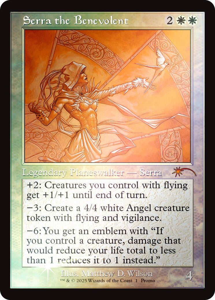 Image for Serra the Benevolent (Retro Frame) (1) [MagicFest Cards] - Magic: The Gathering