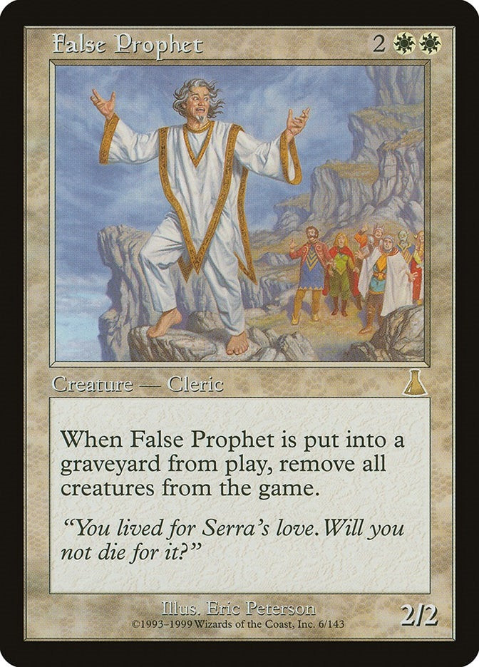 Image for False Prophet (6) [Urza's Destiny] - Magic: The Gathering