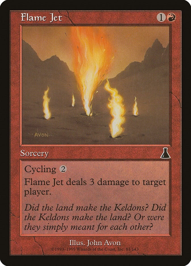 Image for Flame Jet (81) [Urza's Destiny] - Magic: The Gathering