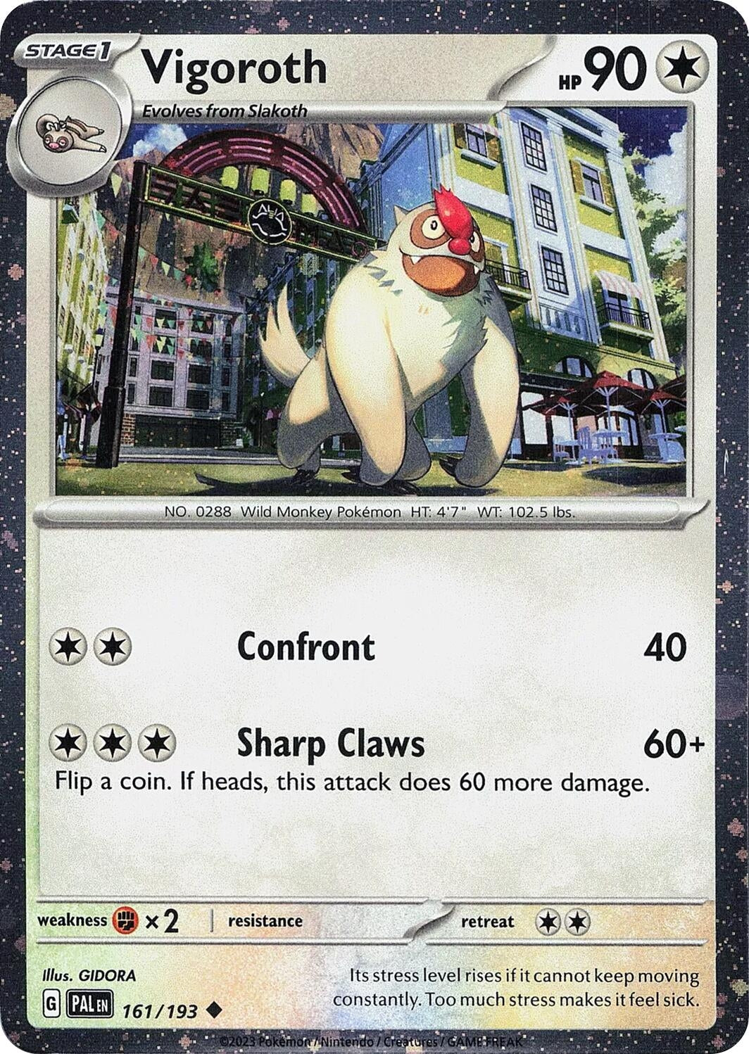 Image for Vigoroth (Cosmos Holo) (161/193) [Miscellaneous Cards & Products] - Pokemon