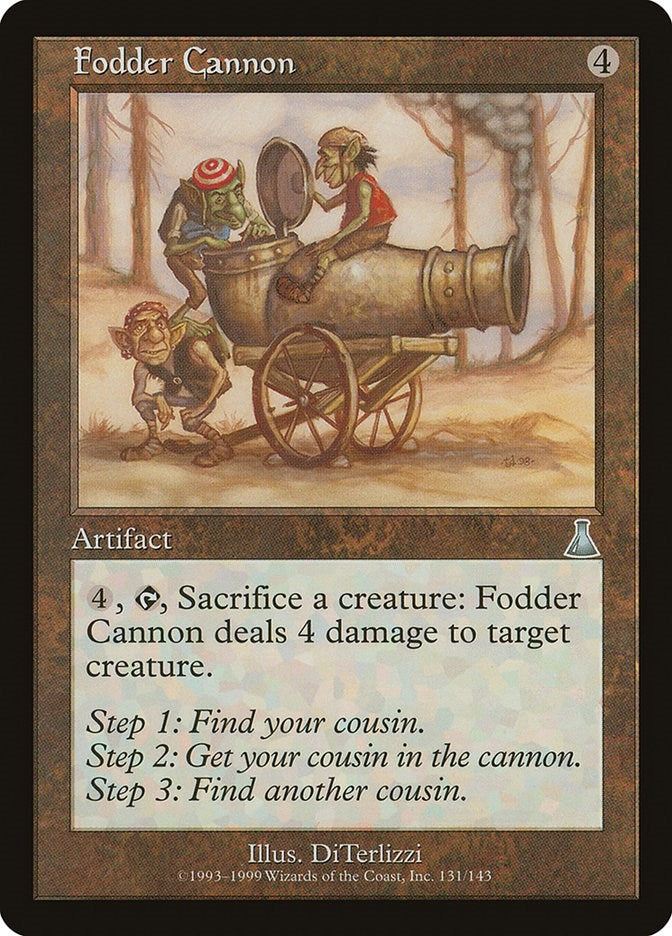 Image for Fodder Cannon (131) [Urza's Destiny] - Magic: The Gathering