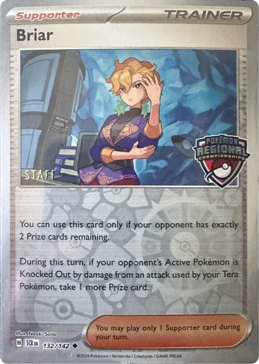 Briar - 132/142 (Regional Championship) [Staff] (132/142) [League & Championship Cards]