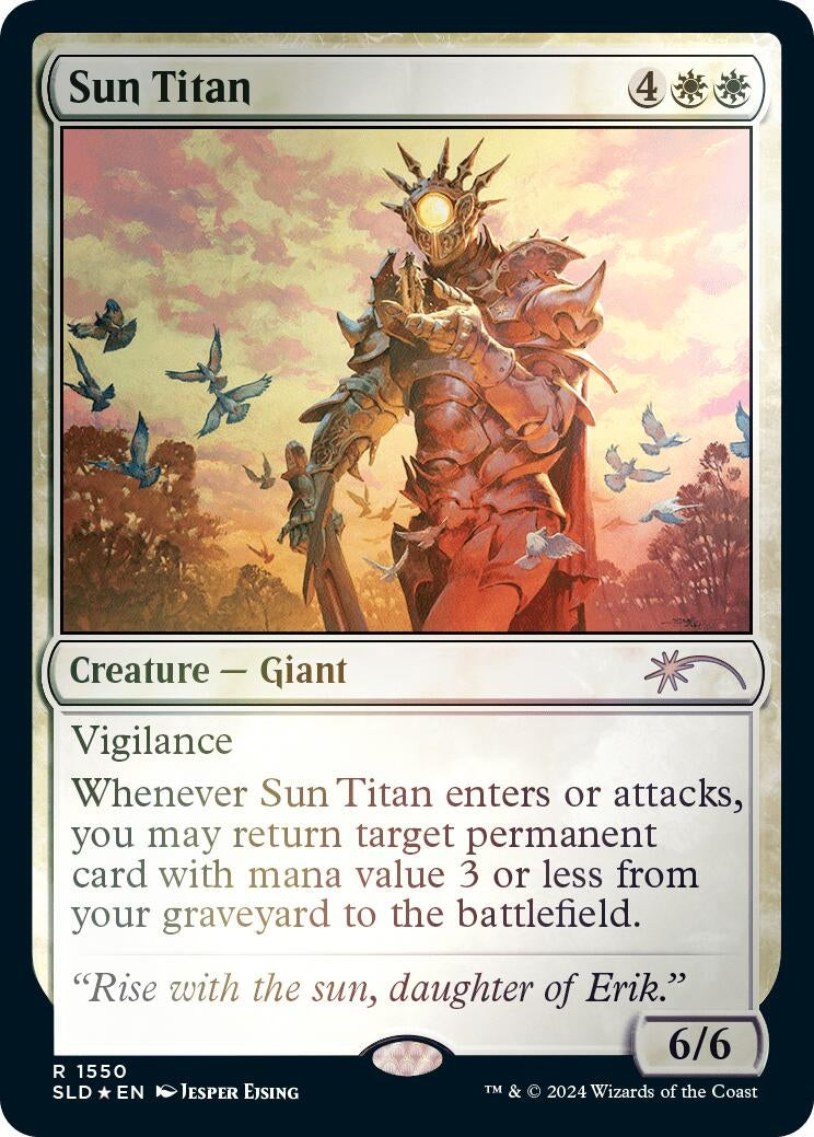 Sun Titan (Rainbow Foil) (1550) [Secret Lair Drop Series]