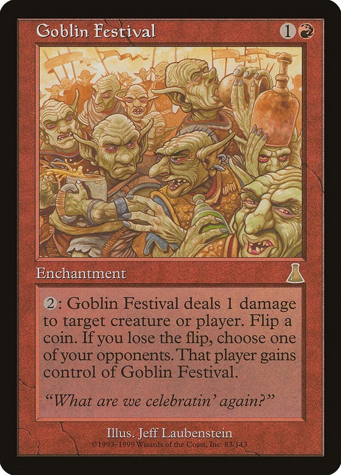 Image for Goblin Festival (83) [Urza's Destiny] - Magic: The Gathering