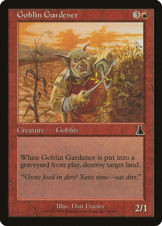 Image for Goblin Gardener (84) [Urza's Destiny] - Magic: The Gathering