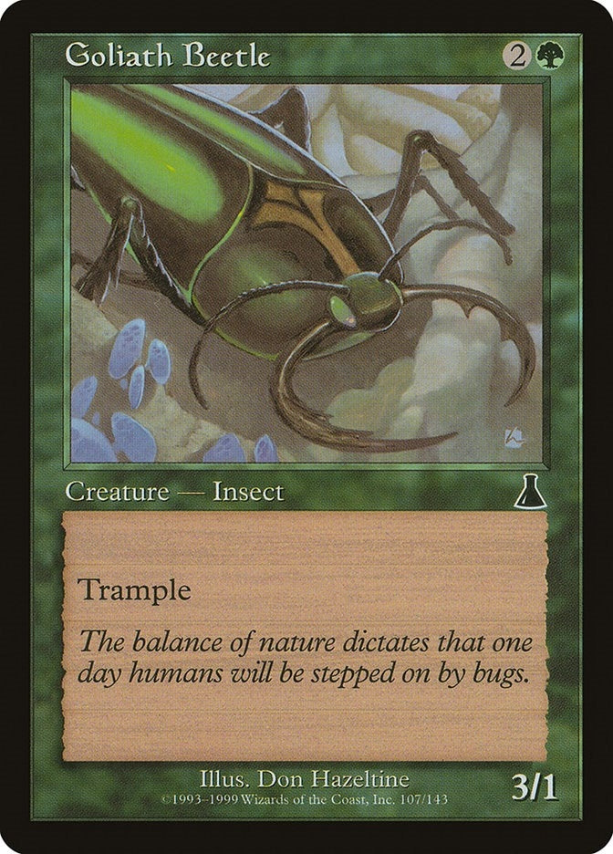Image for Goliath Beetle (107) [Urza's Destiny] - Magic: The Gathering